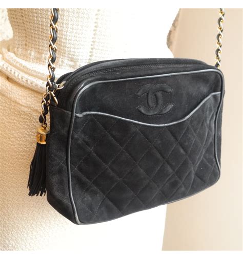 chanel sac en toile vintage avec immage coxo|sac Chanel occasion.